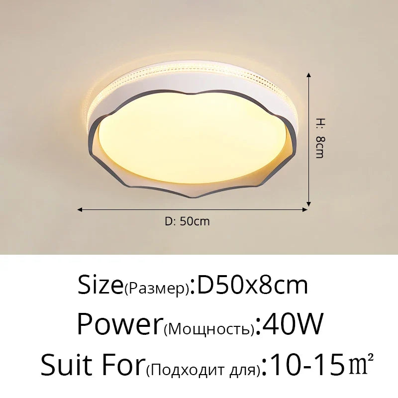 Plafonnier led encastré moderne simple et minimaliste Émilie Esquisse - Esprit Épuré & Harmonie Intérieure