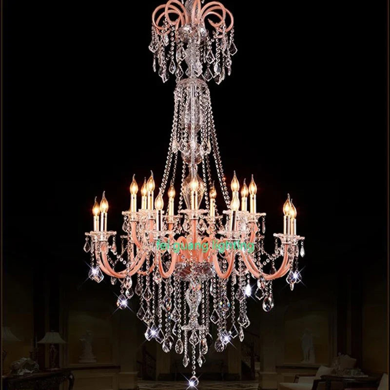 Lustre — Moderne en cristal pour décoration intérieure élégante