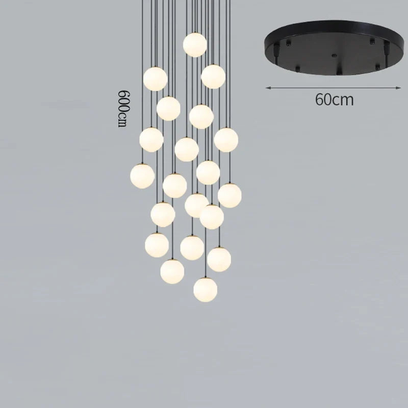 Plafonnier — Nordique décor à la maison salle à manger suspension lumières éclairage intérieur plafonnier suspension lustre lampes pour salon