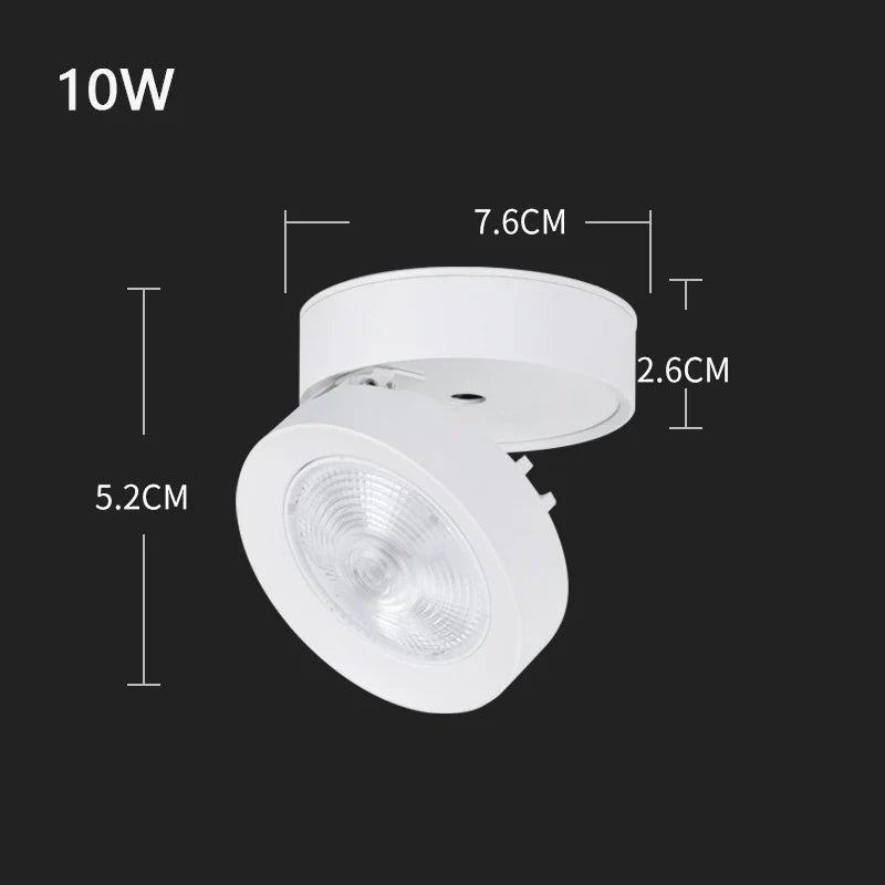 Spot led pliable encastrable en aluminium pour maison ou bureau Lise Rive - Caractère & Élégance dans le Décor