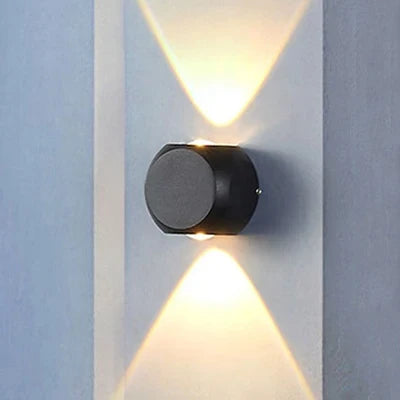 Applique murale — LED hémisphère quatre côtés pour extérieur et balcon