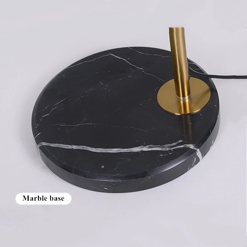 Lampadaire arc en métal LED décoration galvanoplastie – Séliane Épure