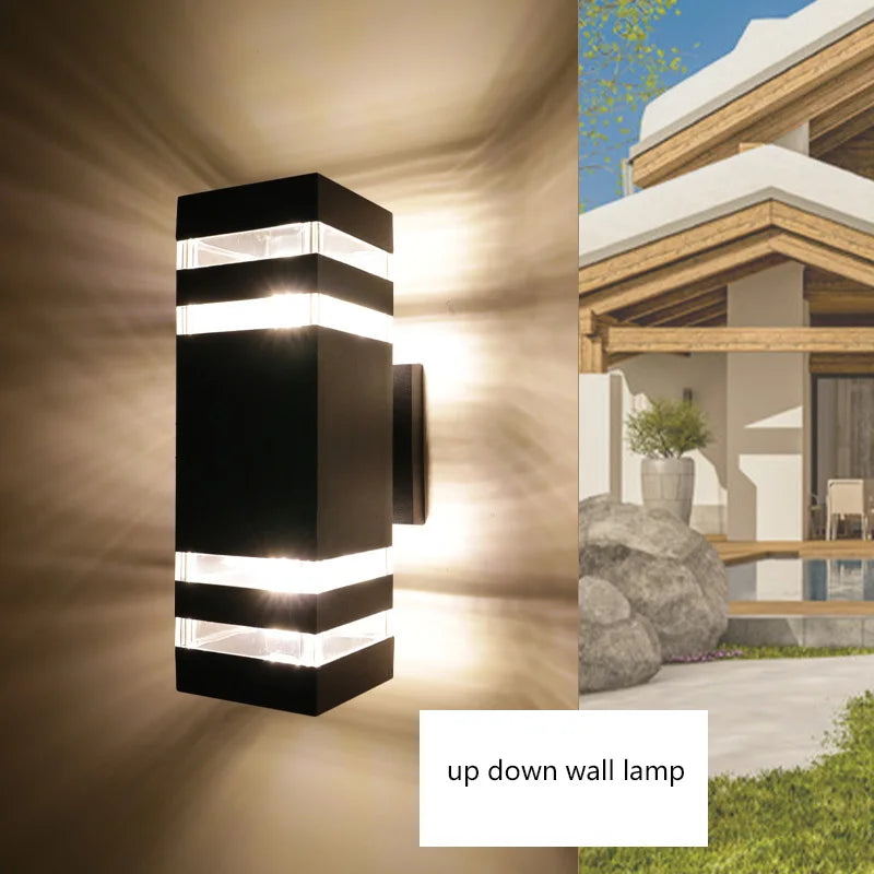 Applique murale — LED extérieure design rond ou carré