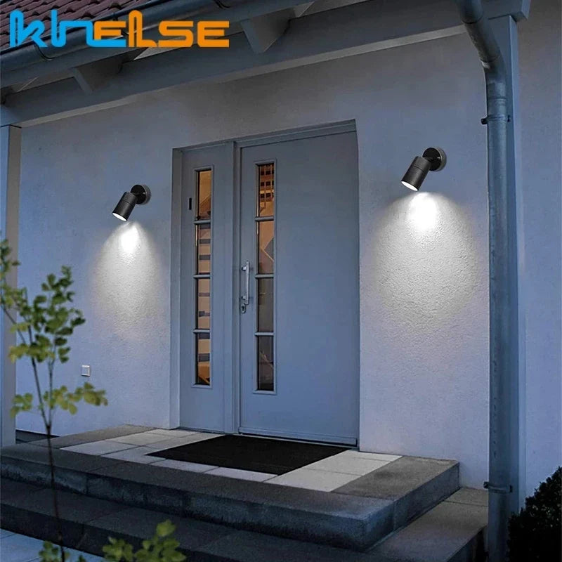 Applique murale — Extérieures LED réglables en acier inoxydable