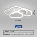 Plafonnier led ultra minces creative clouds pour diverses pièces Apolline Accord en Aluminium - Lignes Dessinées & Décor Raffiné