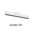 Plafonnier cree led rail éclairage pour magasins et intérieurs modernes Béryl Onde en Aluminium - Caractère & Élégance dans le Décor