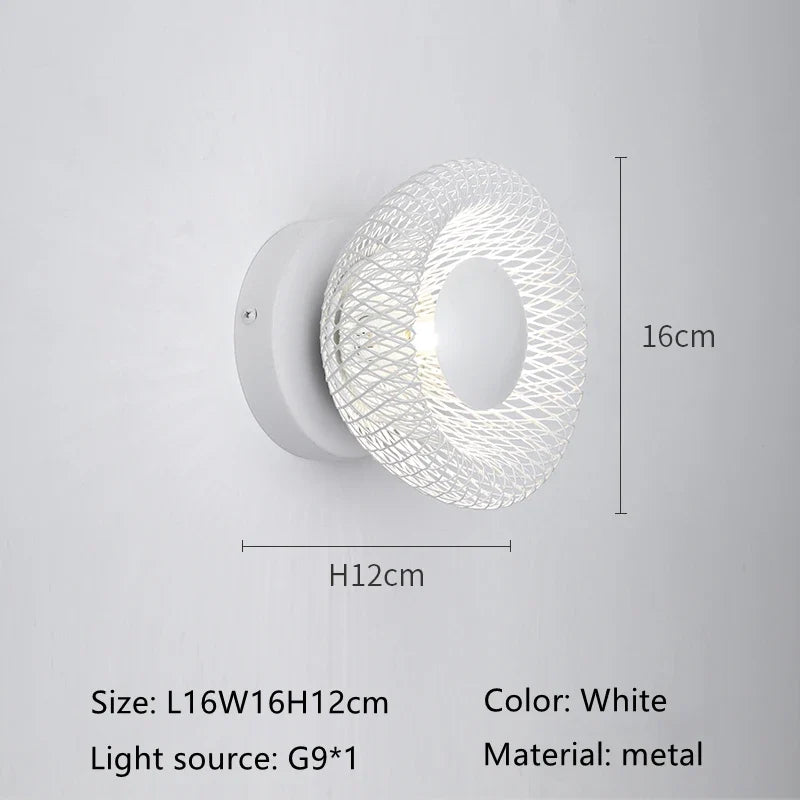 Applique murale — En fer design corne italienne pour décoration intérieure à LED