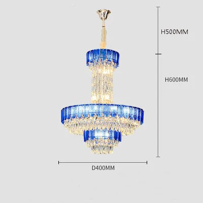 Lustre — En cristal de luxe pour hôtel et villa
