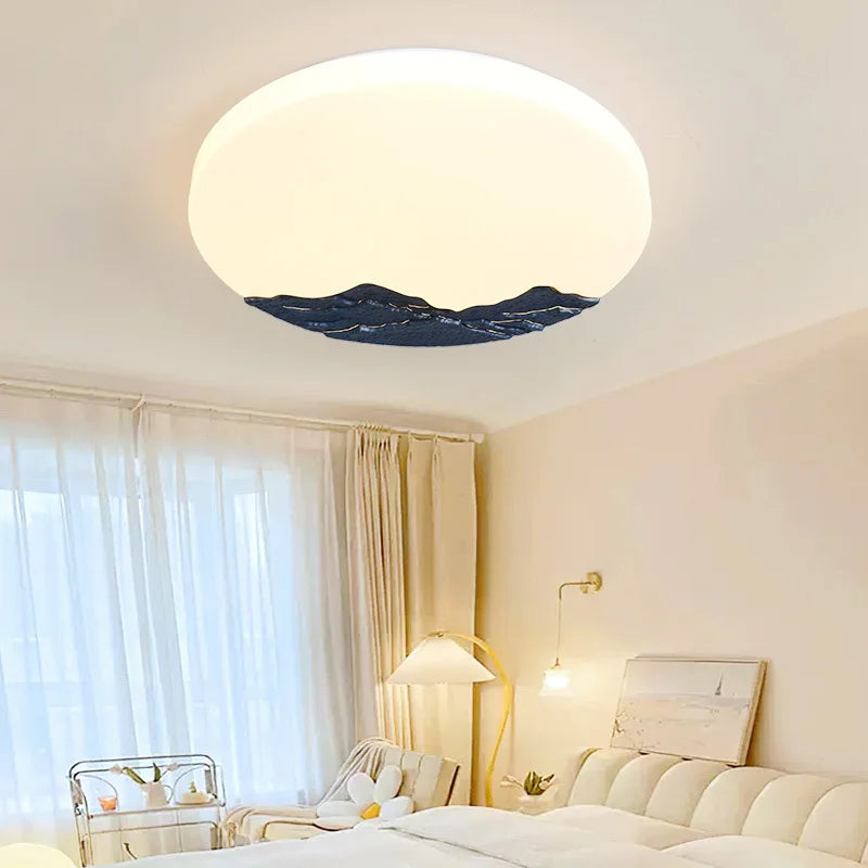 Plafonnier led encastré moderne simple et minimaliste Émilie Esquisse - Esprit Épuré & Harmonie Intérieure