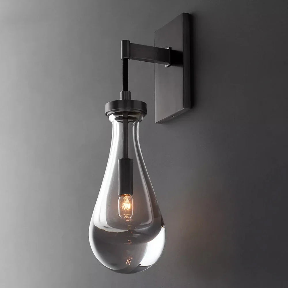 Applique murale Vintage Jules Rivage en Corde — Corps de lampe doré / Lumière froide 6000K ; Corps de lampe doré / Blanc chaud 3000K ; Corps de lampe noir / Lumière froide 6000K ; Corps de lampe noir / Blanc chaud 3000K