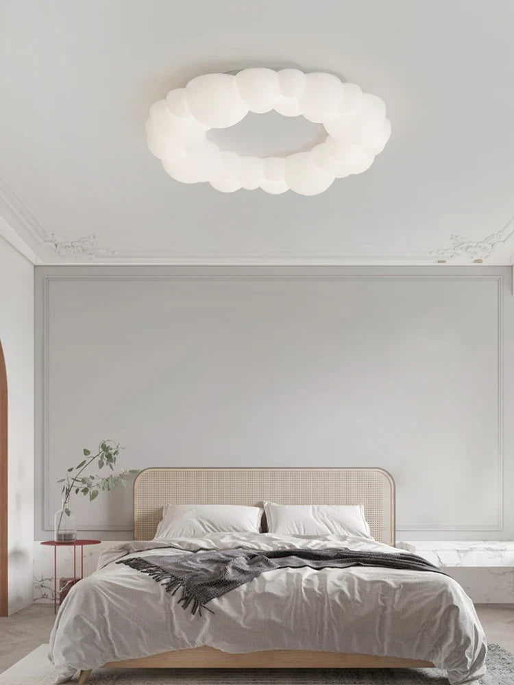 Lustre — Nuage moderne LED design anneau nordique éclairage lustre