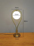 lampes de sol led artistiques en forme de raquette avec boule de verre