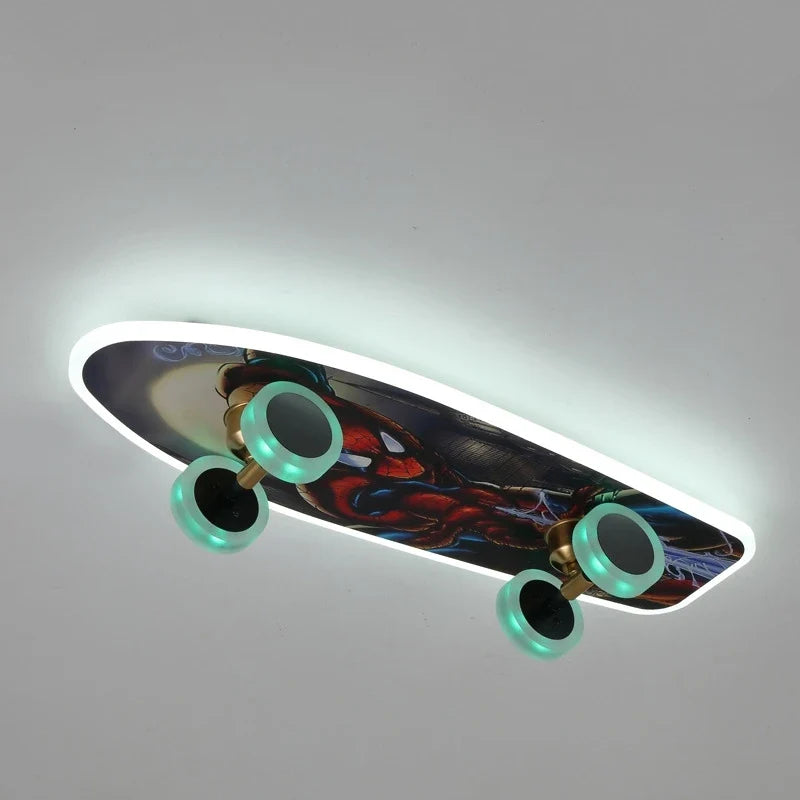 Plafonnier créatif nordique skateboard pour chambre d'enfant moderne Lisandre Essor - Esprit Épuré & Harmonie Intérieure