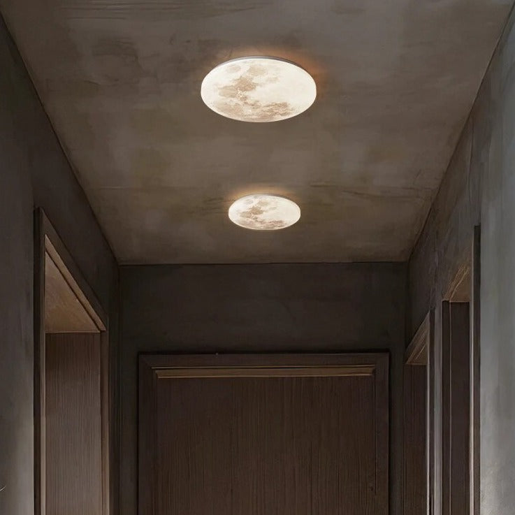 Plafonnier lune moderne minimaliste Lucile Finesse - Esprit Épuré & Harmonie Intérieure
