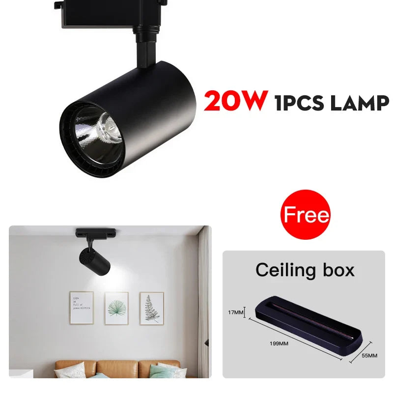 Spot — LED de suivi pour éclairage intérieur moderne