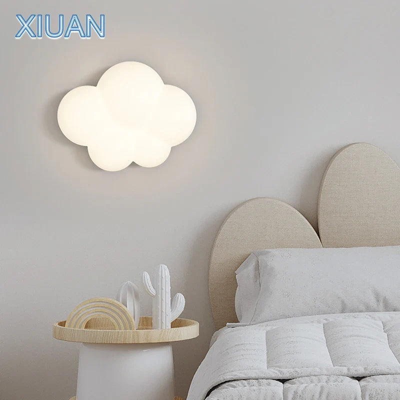Applique murale — Moderne en forme de nuage blanc pour intérieur