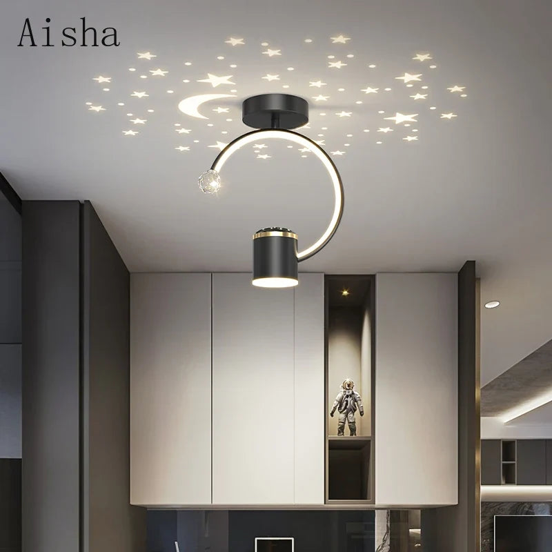 Plafonnier créatif design moderne pour intérieur et extérieur Léna Rondeau - Présence Moderne & Harmonie Intérieure