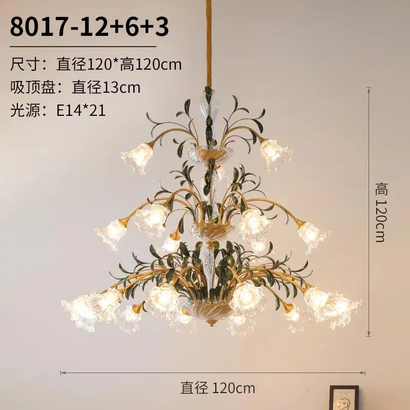 Lustre — Moderne à double style pour bâtiment et hôtel