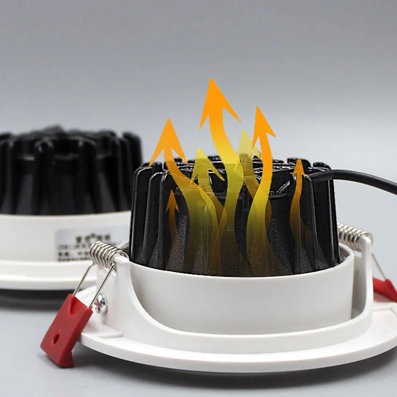 Spot LED à intensité variable COB puce encastré pour l'éclairage de la maison Madeleine Balade en Aluminium - Simplicité & Caractère au Quotidien