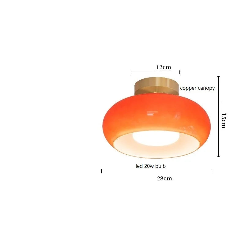 Plafonnier — Moderne nordique en verre LED iwhd
