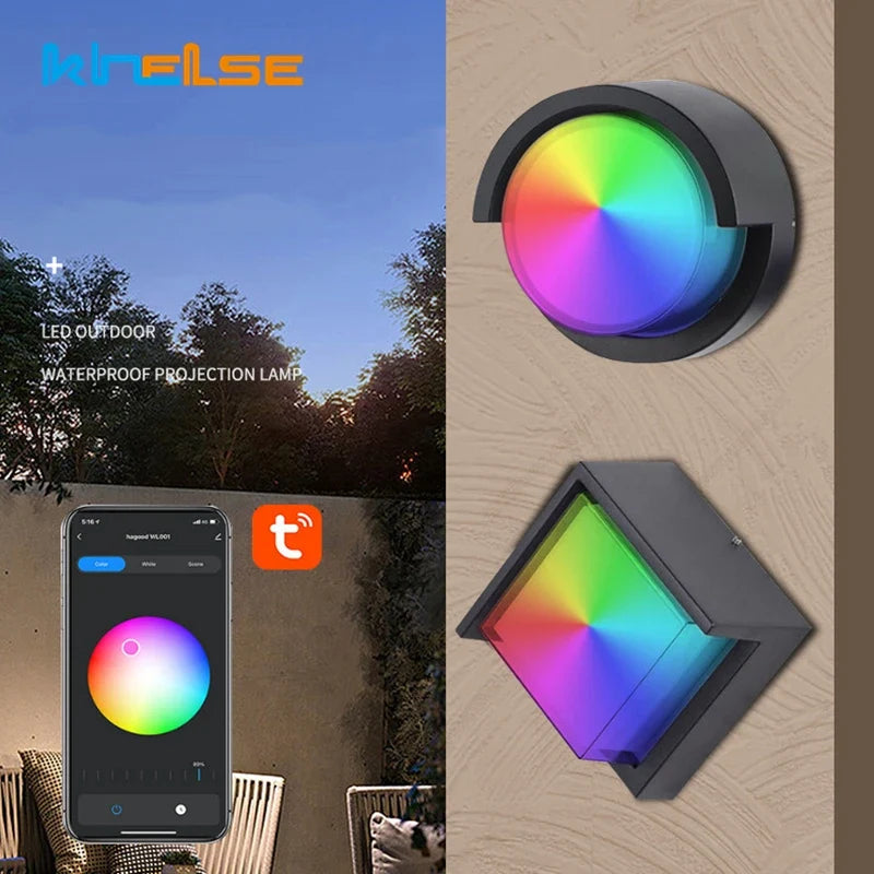 Abat-jour — LED extérieure intelligente double abat-jour en acrylique