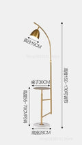 lampe sur pied nordique design en fer et marbre