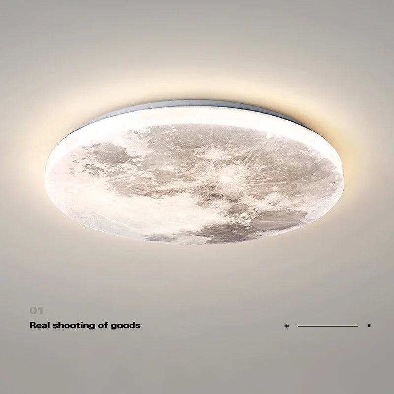 Plafonnier — Design moderne en forme de lune pour intérieur créatif