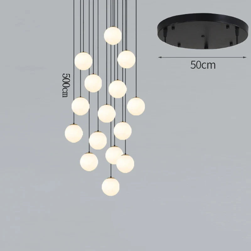 Plafonnier — Nordique décor à la maison salle à manger suspension lumières éclairage intérieur plafonnier suspension lustre lampes pour salon