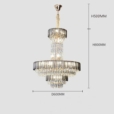 Lustre — En cristal de luxe pour hôtel et villa