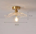 Plafonnier — Moderne en verre pour intérieur et extérieur lumineux