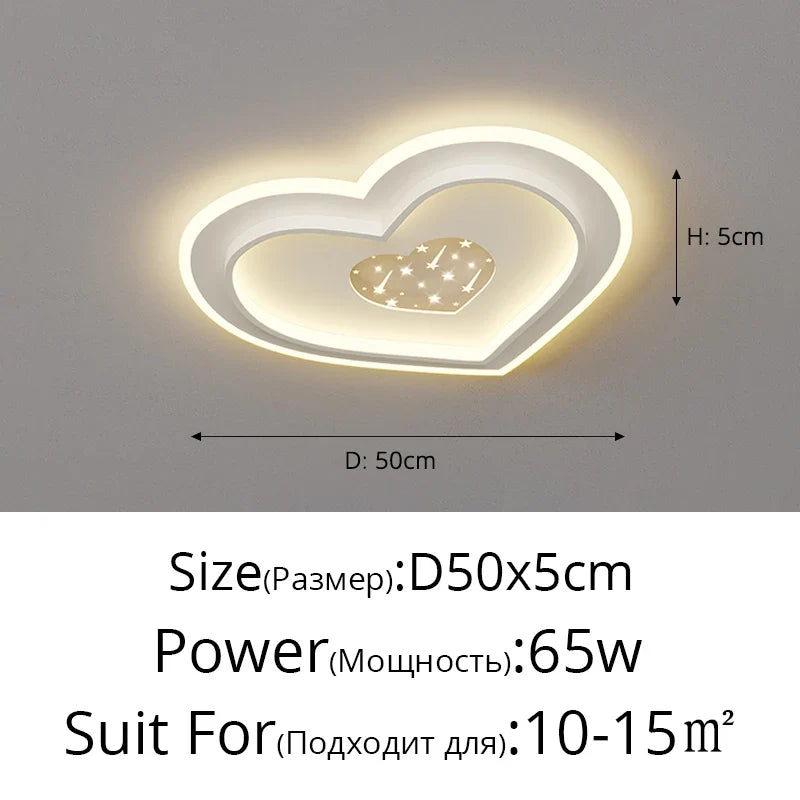 Lampe Plafond moderne à LEDs pour chambre cuisine étude éclairage salon luminosité réglable Led plafonnier luminaire Isaline Clairval - Une Note Actuelle dans le Décor