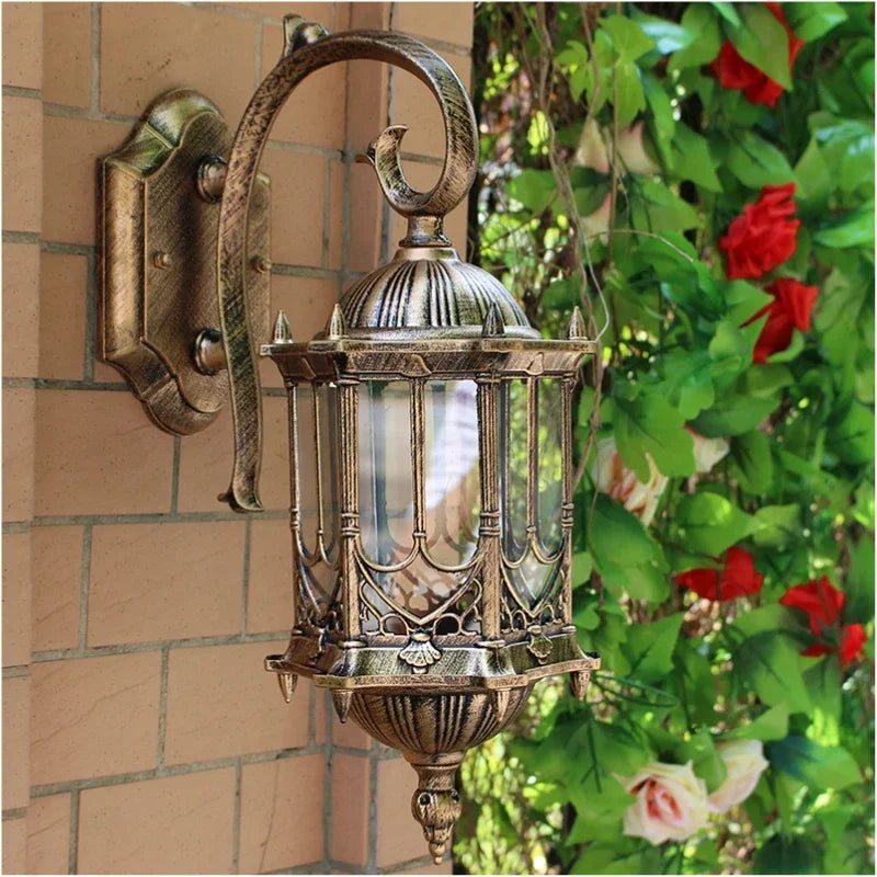 Applique murale — Extérieure rétro pour jardin et terrasse
