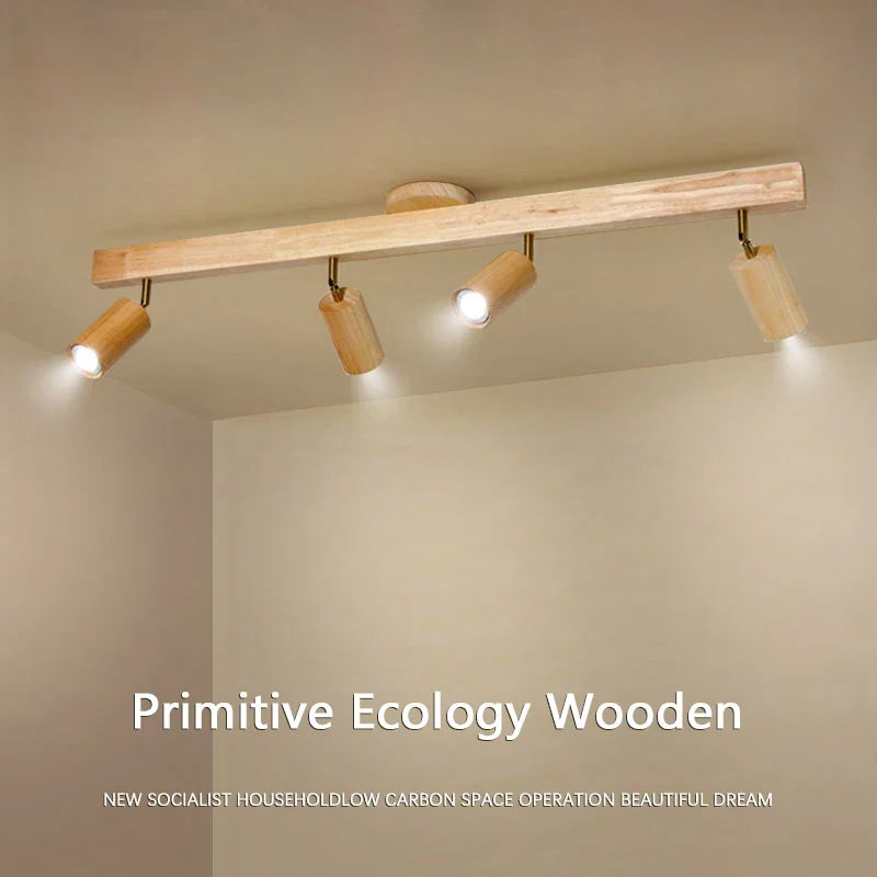 Plafonnier led moderne en bois pour intérieur élégant Astrid Cime - Le Charme du Bois au Quotidien