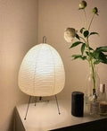 Lampe Ambiance Japonaise Ombeline Virgule en Papier - Légèreté Visuelle & Esprit Serein