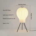 Lampadaire — En soie japonaise design wabi sabi pour décoration intérieure créative
