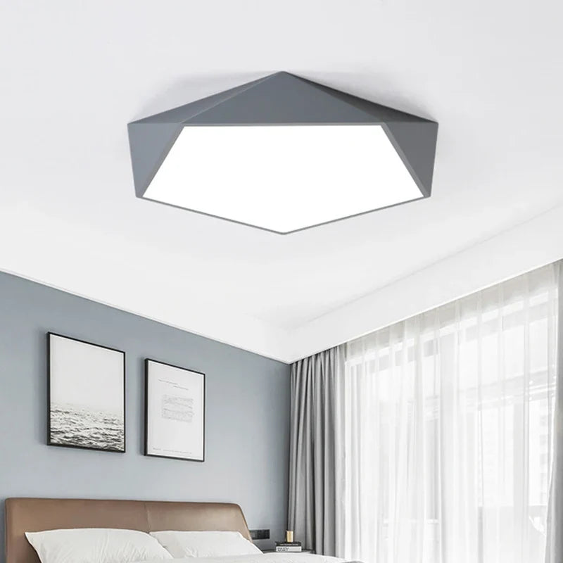 lampe led moderne minimaliste géométrique de style nordique