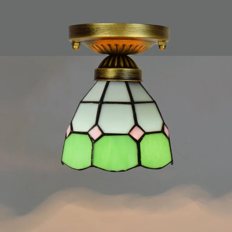 Plafonnier moderne en éclairage led nordique pour balcon et allée Hélène Cantate en Verre - Reflets Délicats & Élégance Visuelle
