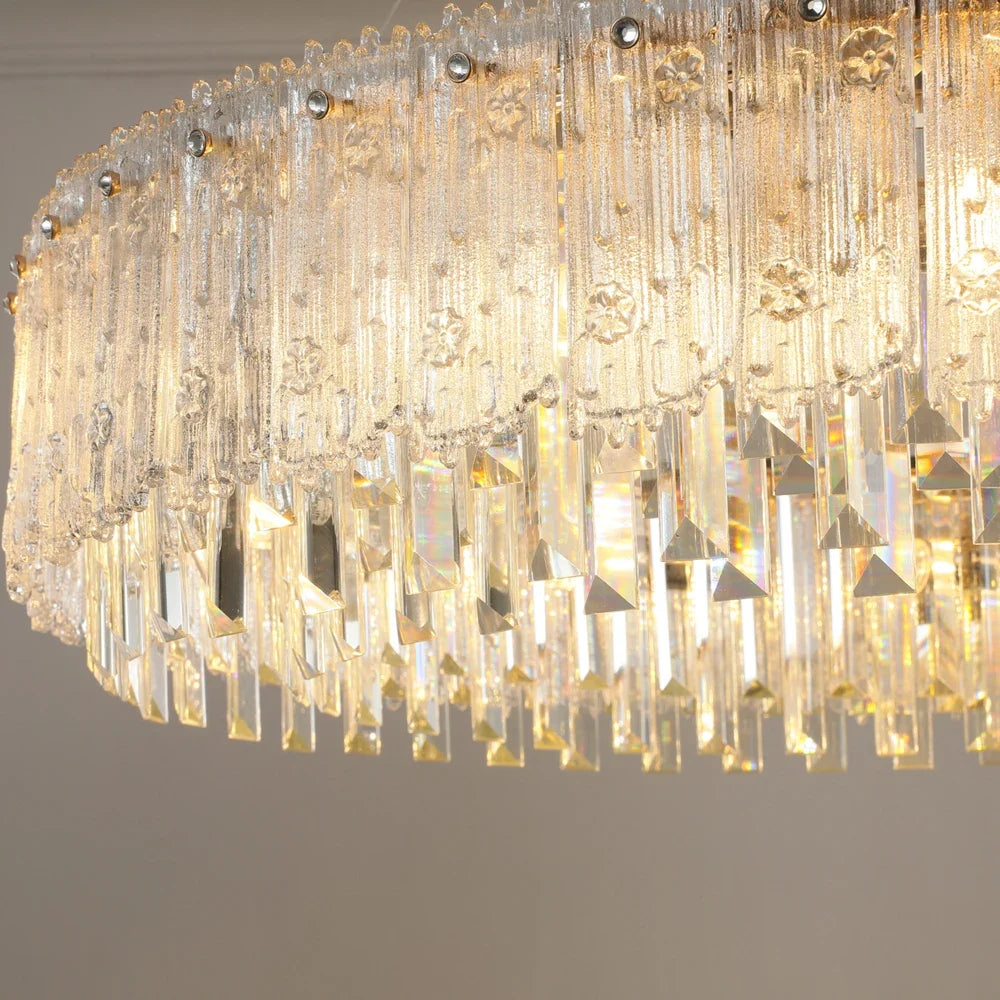 Lustre — Moderne en cristal pour décoration haut de gamme