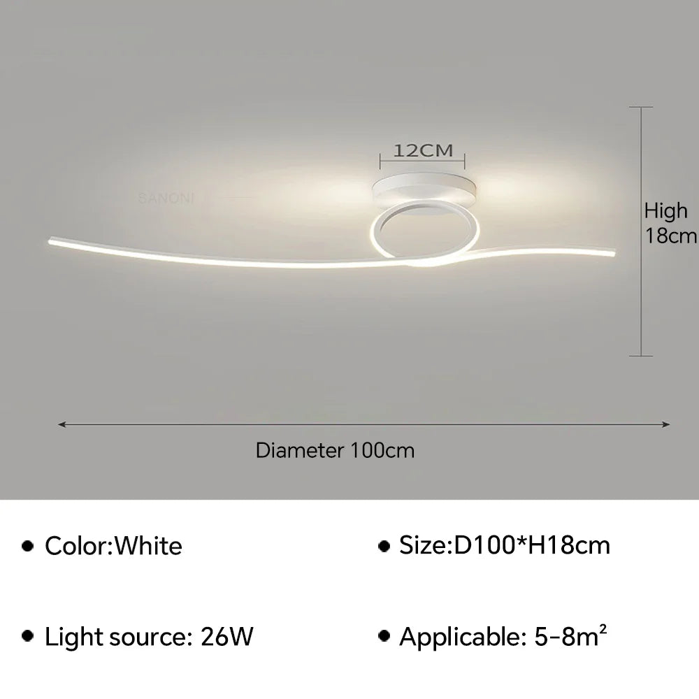 Plafonnier led moderne pour une décoration intérieure élégante Yvonne Perspective - Une Note Actuelle dans le Décor
