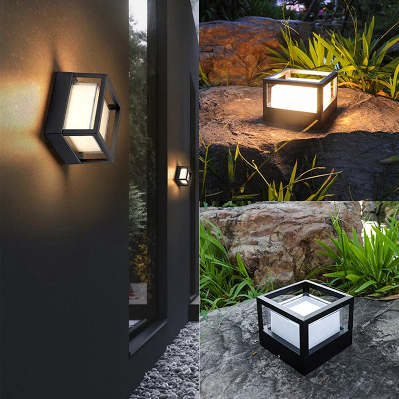 Applique murale — LED intelligente extérieure connectée étanche pour jardin