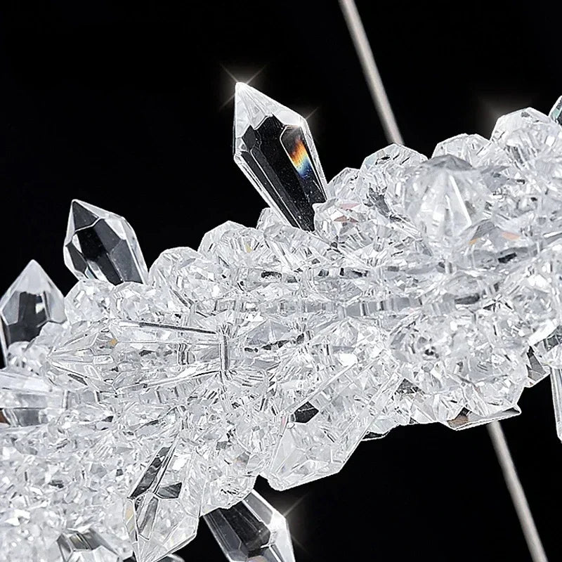 Lustre — Moderne en cristal design pour décoration intérieure élégante