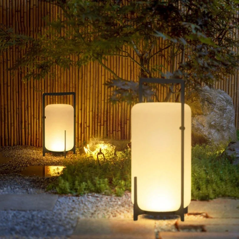 Lampadaire moderne solaire pour intérieur et extérieur – Orélian Orée