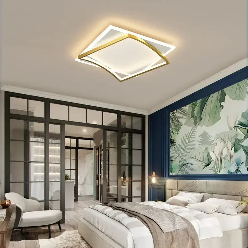 Plafonnier led moderne luminaire décoratif intérieur design élégant Honoré Éclaircie - Présence Moderne & Harmonie Intérieure