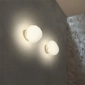 Applique murale — Italienne en verre blanc pour intérieur moderne