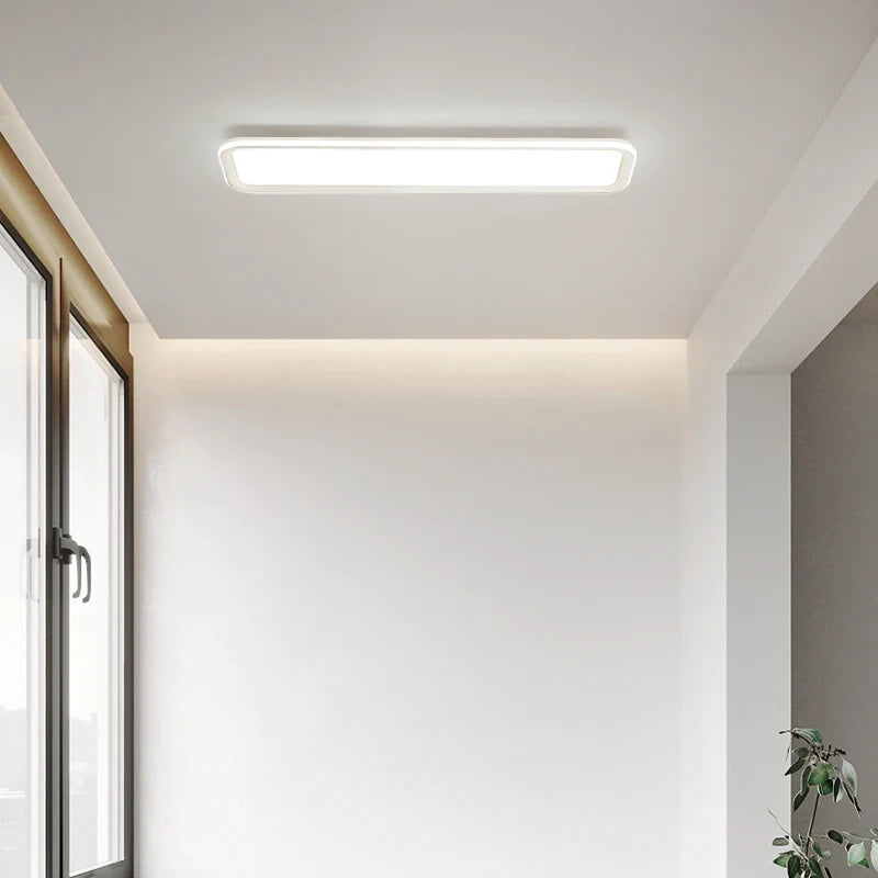 Plafonnier moderne simple nordique pour balcon et entrée Léon Clairière - Esprit Épuré & Harmonie Intérieure