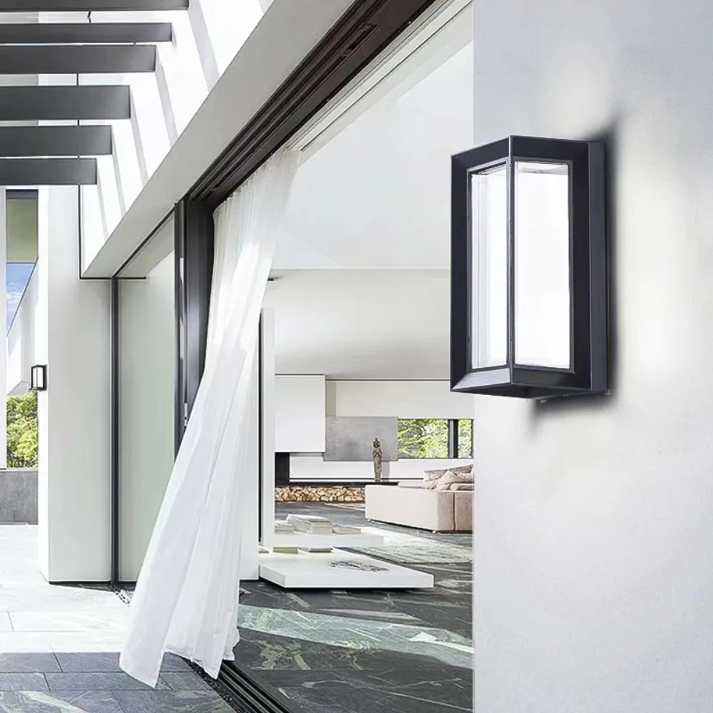 Applique murale — Extérieure LED moderne Ip65 étanche porche balcon jardin extérieur applique lumières Villa terrasse maison luminaires