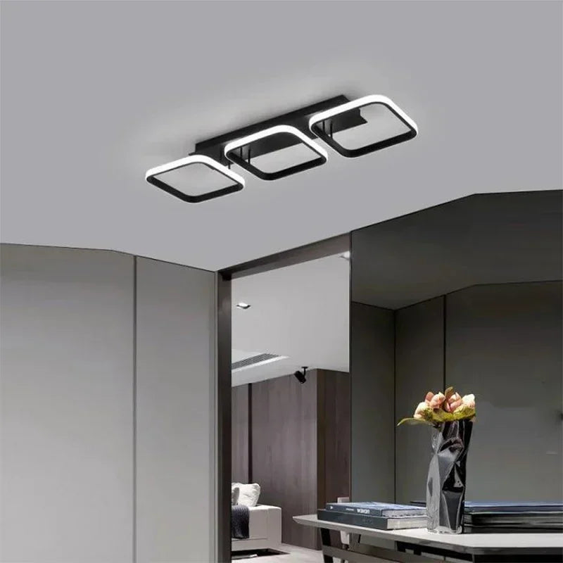 Plafonnier — LED moderne rond carré pour décoration intérieure