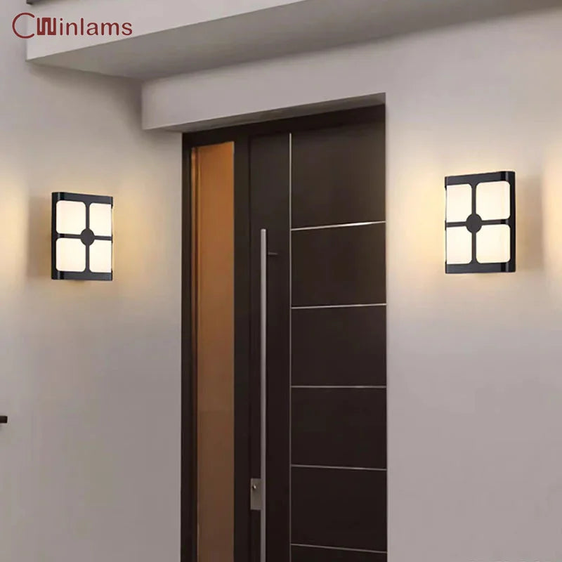 Applique murale — LED extérieure moderne et étanche pour jardin et allée