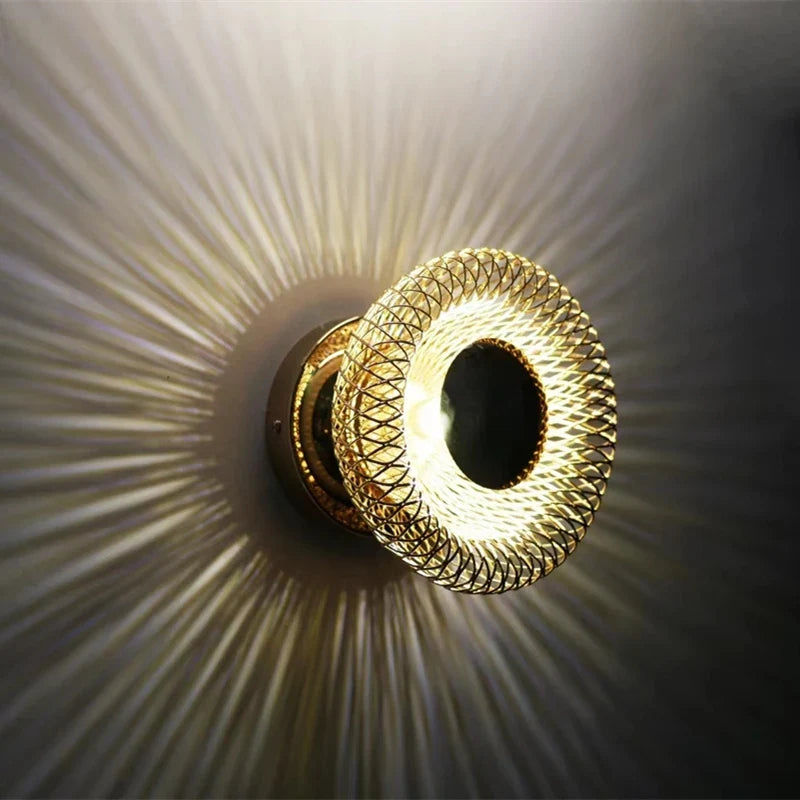 Applique murale — En fer design corne italienne pour décoration intérieure à LED