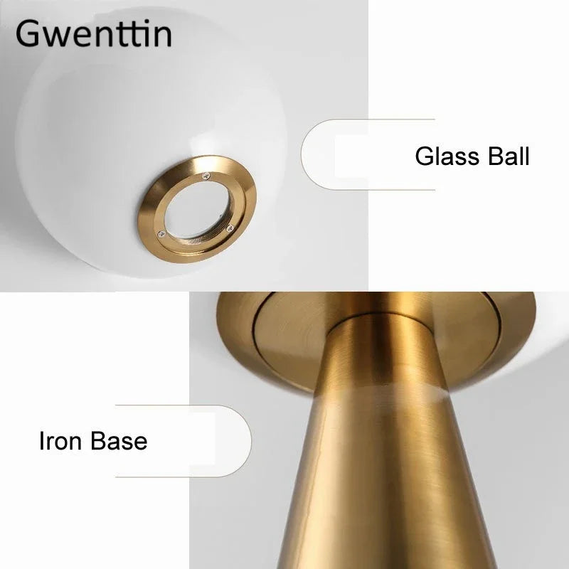 Lampe à poser — De table en verre pour une décoration moderne et tendance